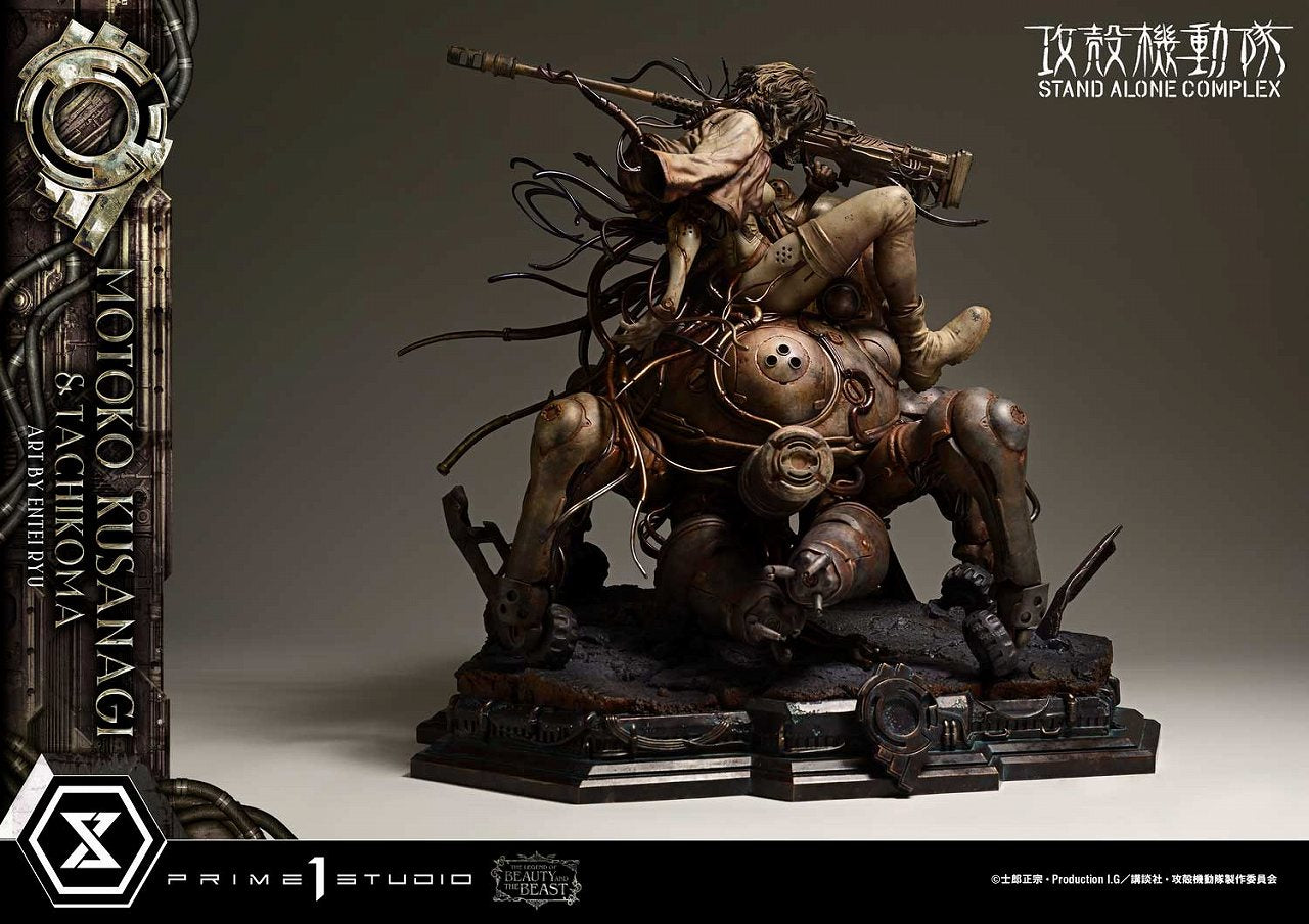 The Legend of Beauty and Beast Ghost in the Shell STAND ALONE COMPLEX Motoko Kusanagi & Tachikoma Art by Ryu Entei