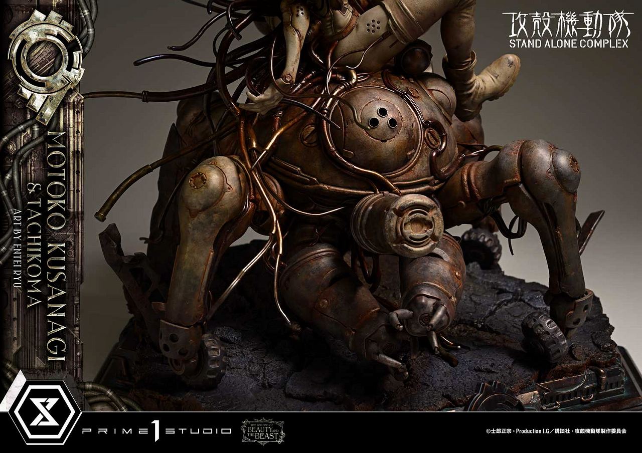 The Legend of Beauty and Beast Ghost in the Shell STAND ALONE COMPLEX Motoko Kusanagi & Tachikoma Art by Ryu Entei