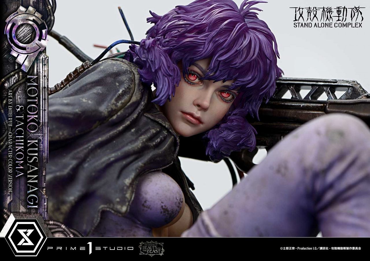 The Legend of Beauty and Beast Ghost in the Shell STAND ALONE COMPLEX Motoko Kusanagi & Tachikoma Art by Entei Ryu Character Color Ver.