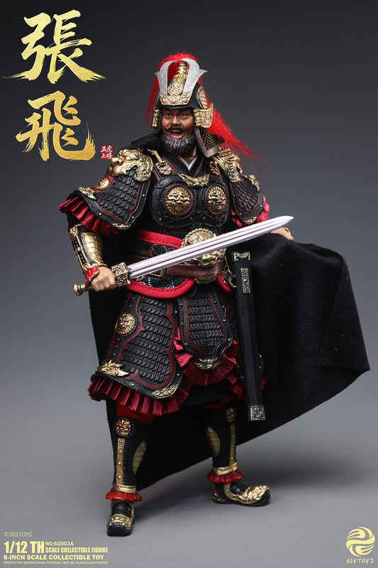 Three Kingdoms in the Hand NO.SG003A Zhang Fei 1/12 scale movable figure
