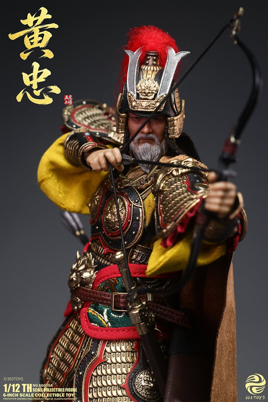 Romance of the Three Kingdoms NO.SG005A Huang Zhong 1/12 scale movable figure