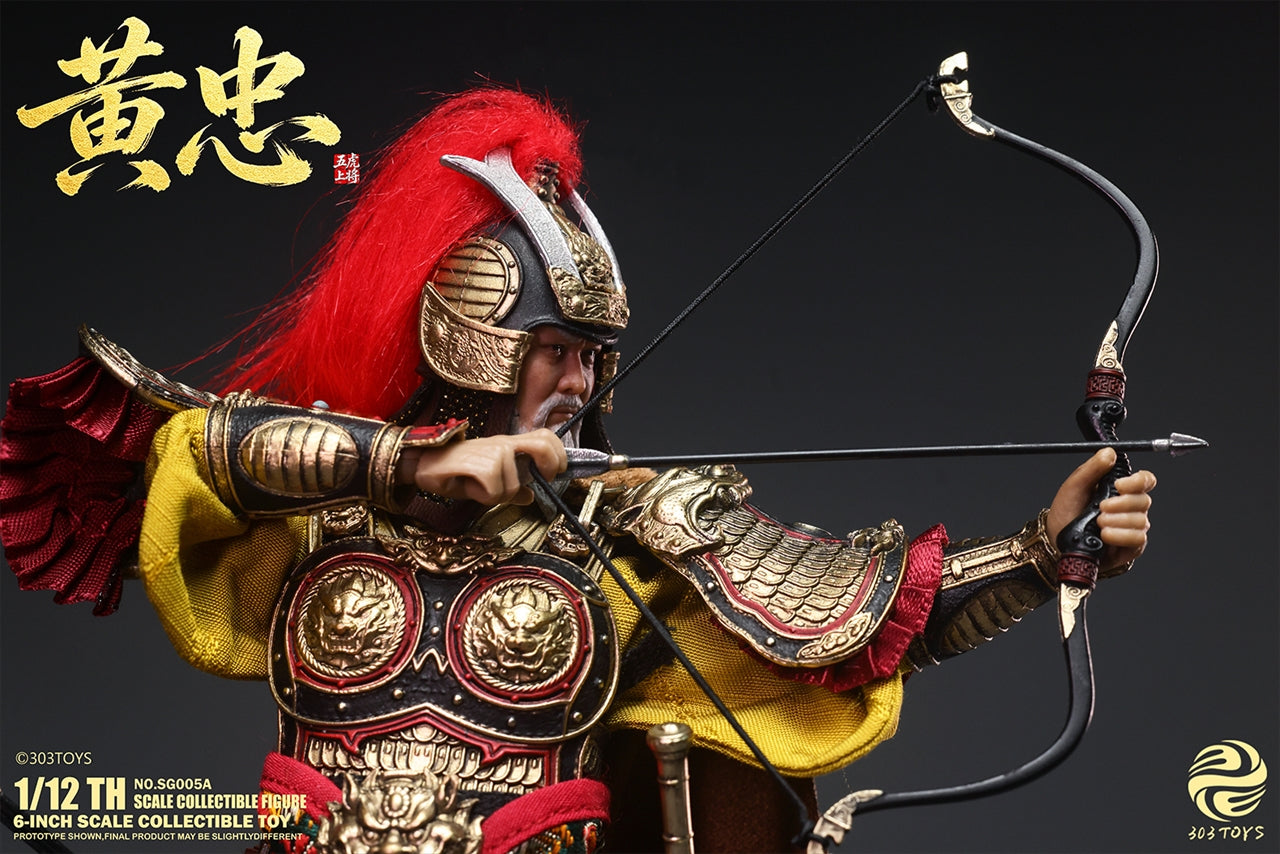 Romance of the Three Kingdoms NO.SG005A Huang Zhong 1/12 scale movable figure