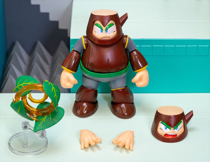 1/12 scale Rockman action figure Woodman (set da 4 pezzi)