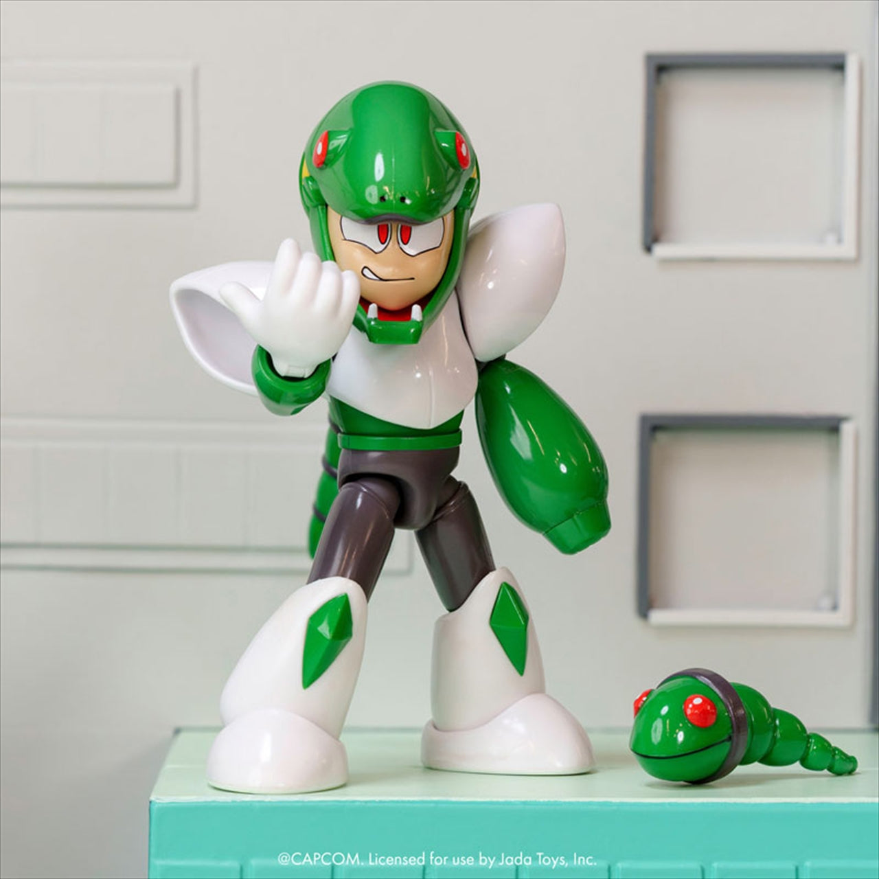 1/12 scale Rockman action figure Snakeman (set da 4 pezzi)