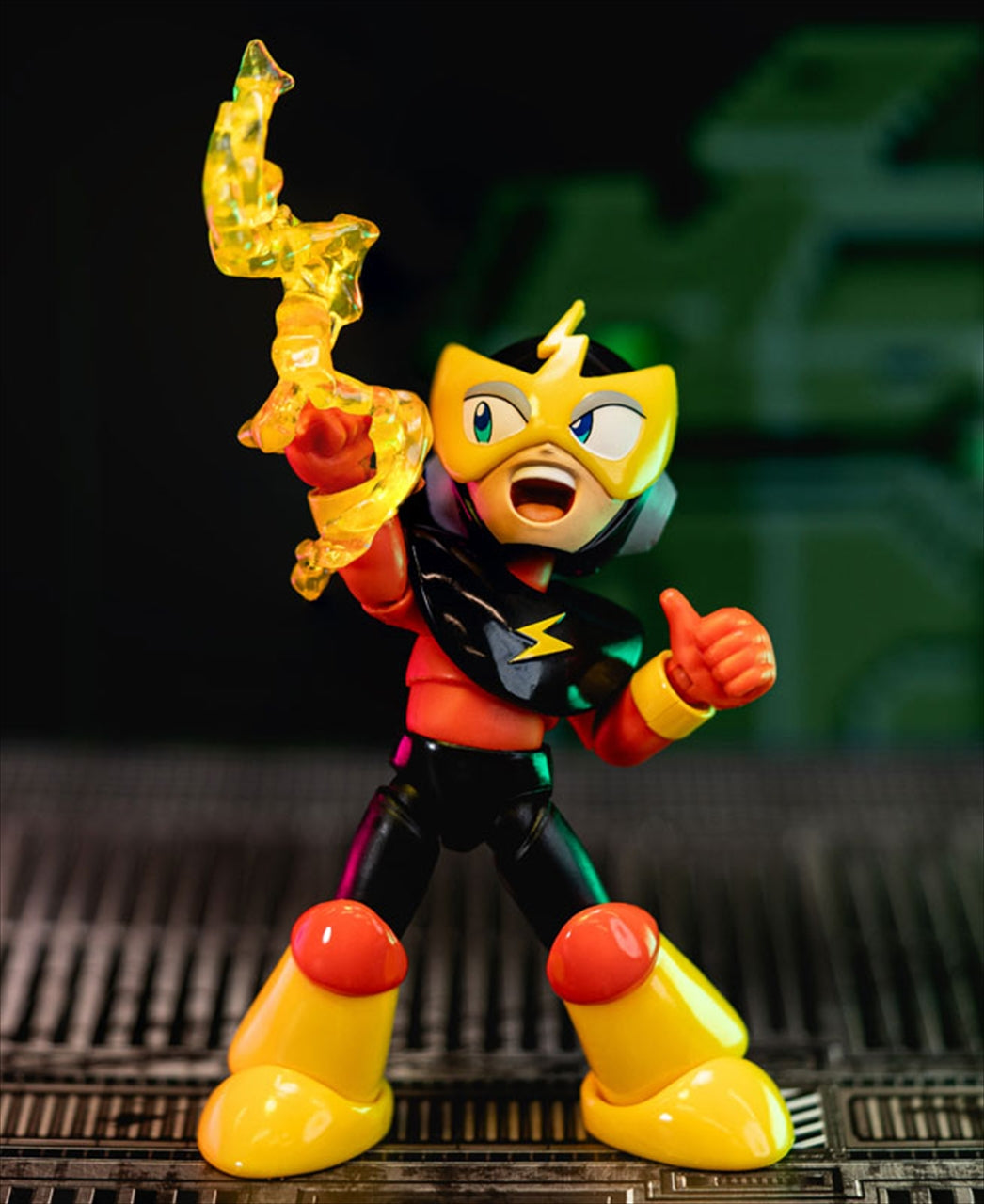 1/12 Scale Rockman Action Figure Electric Man (set da 4 pezzi)