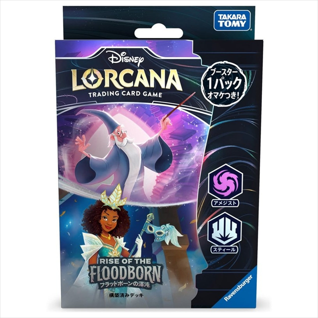Disney Lorcana TCG Japanese version Pre-constructed deck Chaos of Floodborn Amethyst Steel