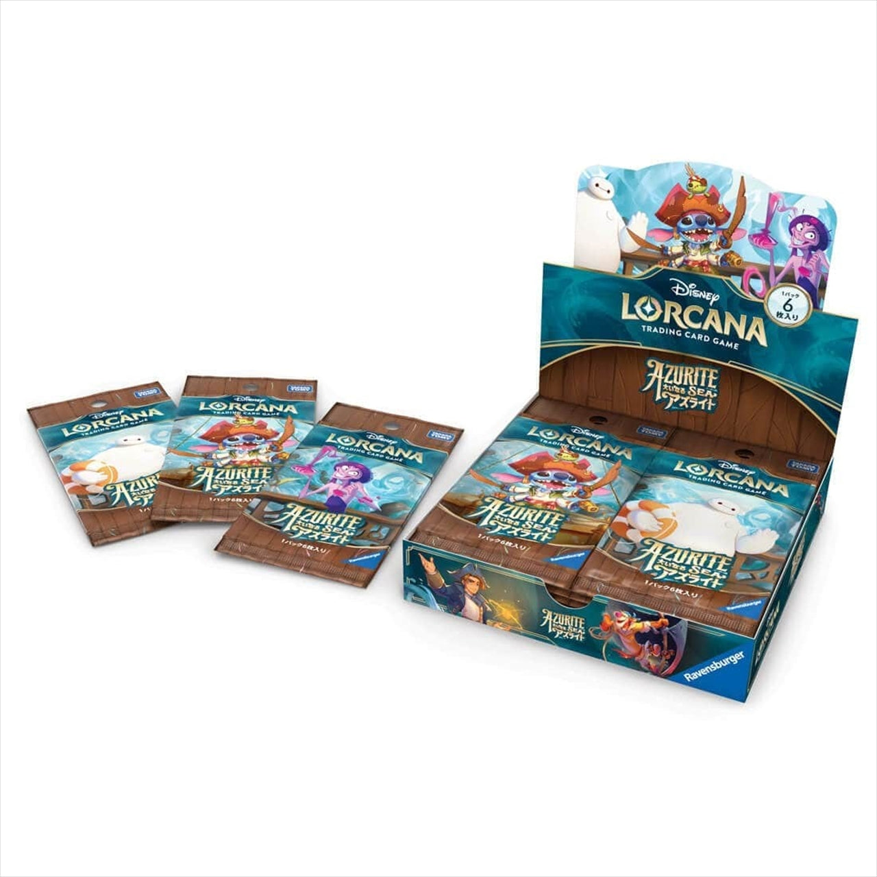 Disney Lorcana TCG Japanese version booster pack Great Azurite Quantity in 1BOX: 16