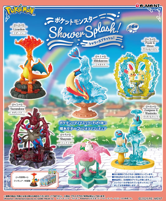 Pokemon Shower Splash! Quantity in 1BOX: 6