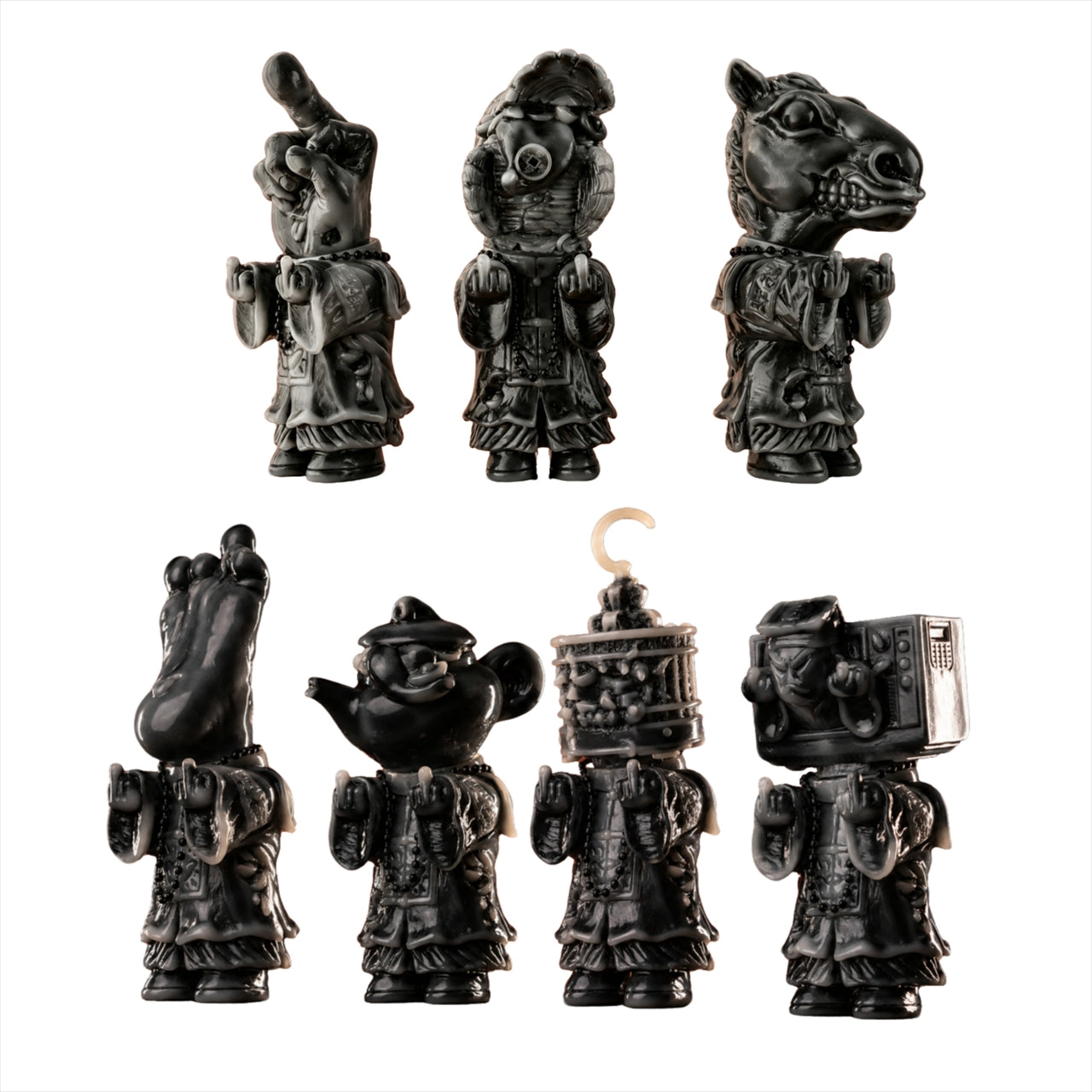 Money Luck Jiangshi-chan Money Luck Explosion Non-Scale Figure C Set