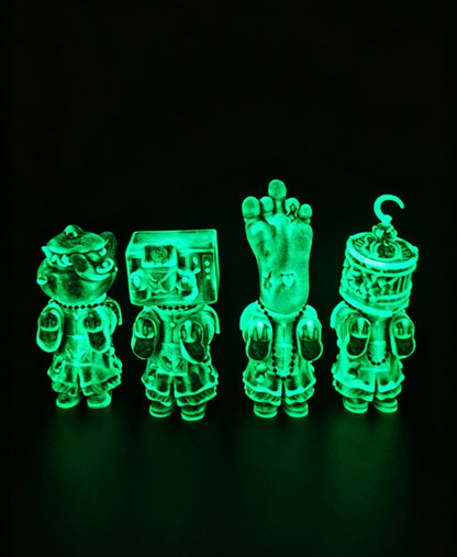 Money Luck Jiangshi-chan Money Luck Explosion Non-Scale Figure A Set