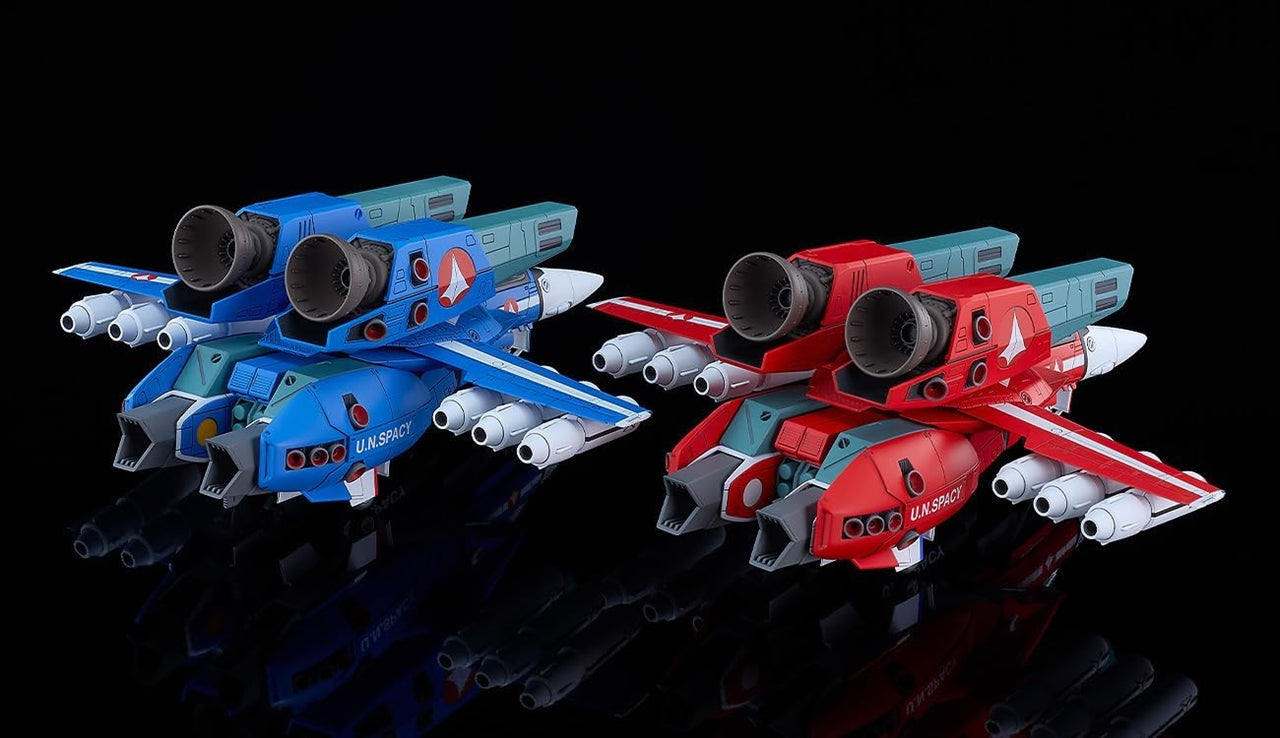 The Super Dimension Fortress Macross PLAMAX PX-20 VF-1J Super Fighter Valkyrie Max & Milia Galaxy Strongest Set
