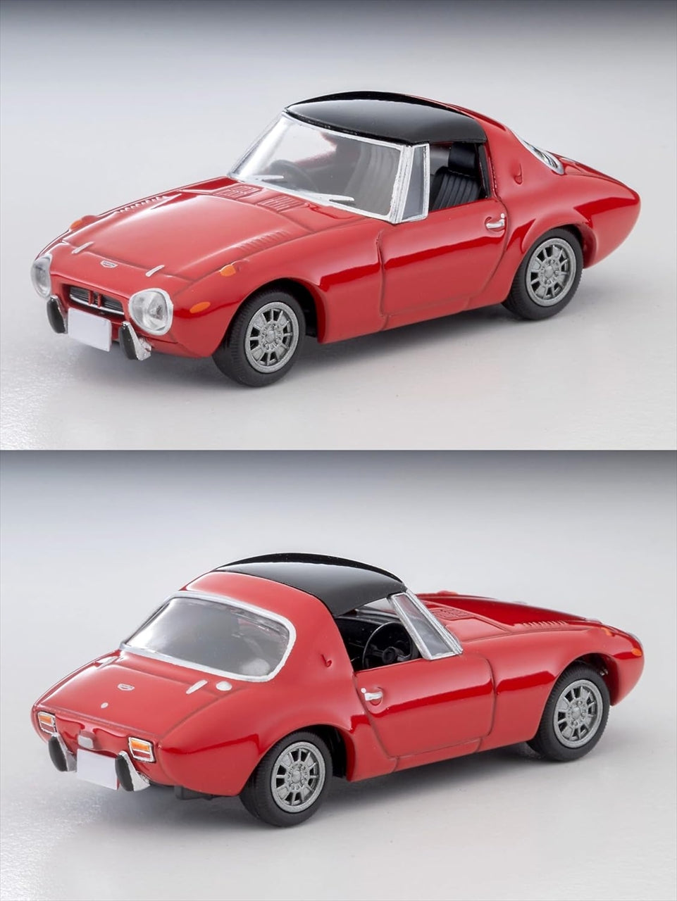 Tomica Limited Vintage LV-139d Toyota Sports 800 Custom Wheel Equipped Vehicle (Red) 1969 Model