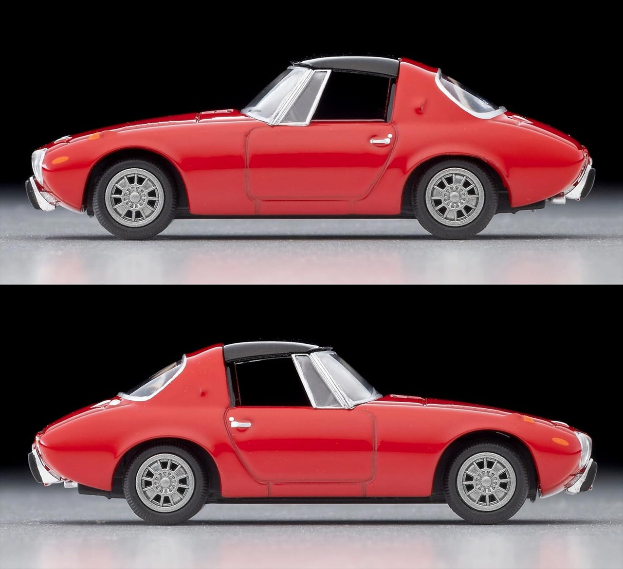 Tomica Limited Vintage LV-139d Toyota Sports 800 Custom Wheel Equipped Vehicle (Red) 1969 Model