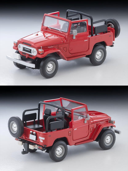 Tomica Limited Vintage Neo LV-N382a Toyota Land Cruiser 40 Open Top North American Specification (Red)