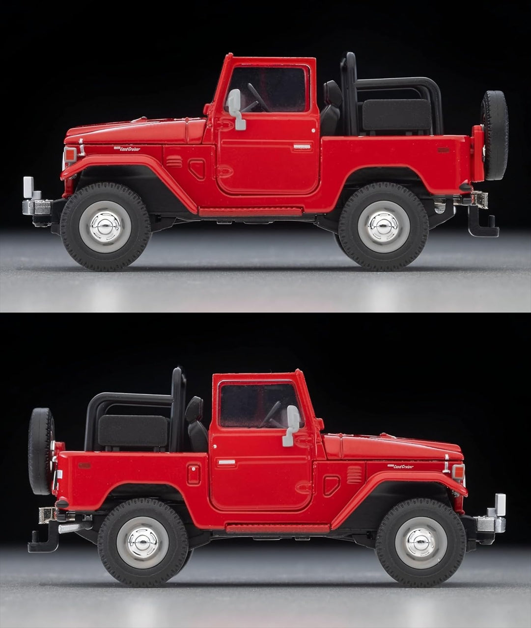 Tomica Limited Vintage Neo LV-N382a Toyota Land Cruiser 40 Open Top North American Specification (Red)