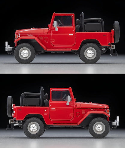 Tomica Limited Vintage Neo LV-N382a Toyota Land Cruiser 40 Open Top North American Specification (Red)