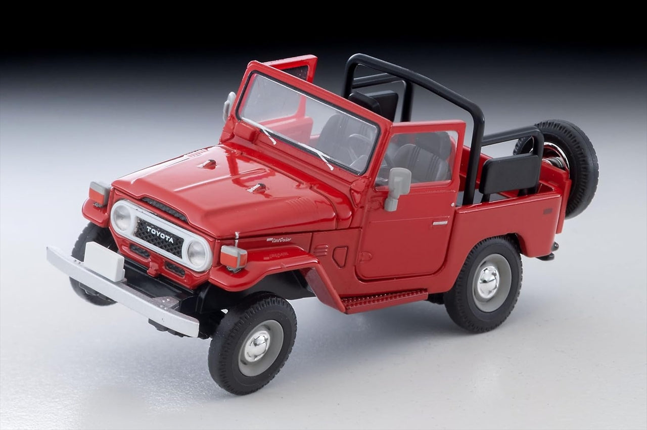 Tomica Limited Vintage Neo LV-N382a Toyota Land Cruiser 40 Open Top North American Specification (Red)