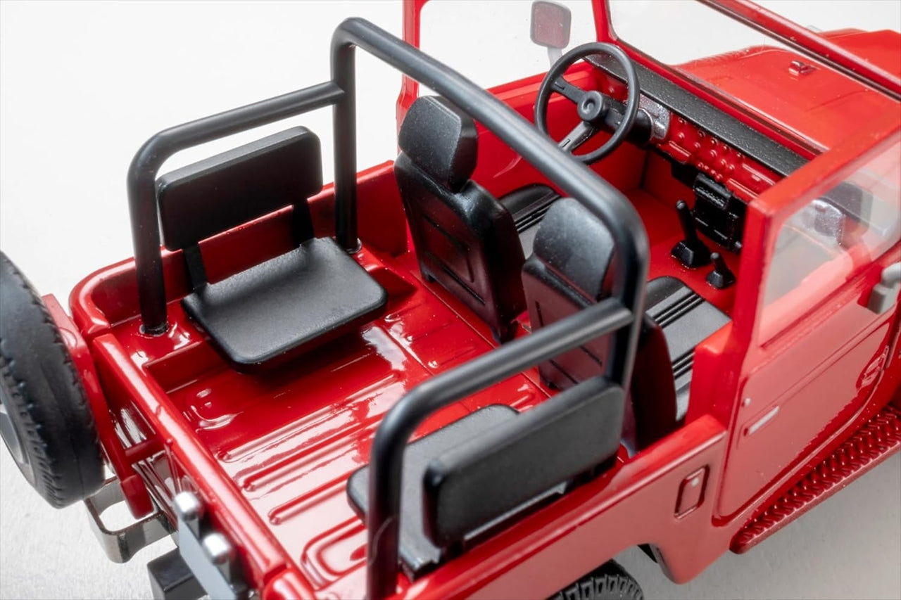 Tomica Limited Vintage Neo LV-N382a Toyota Land Cruiser 40 Open Top North American Specification (Red)