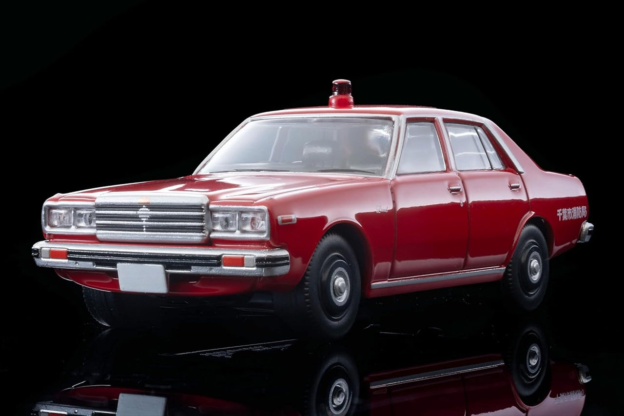 Tomica Limited Vintage Neo LV-N384a Nissan Laurel 1800 Custom Fire Command Vehicle (Chiba City Fire Department) 1978 model