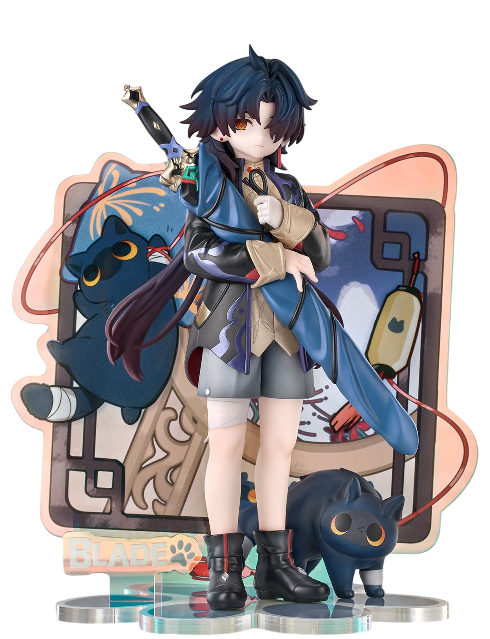 RISE UP+ Collapse: Star Rail Chibi Neko Series Figure Blade Ver.