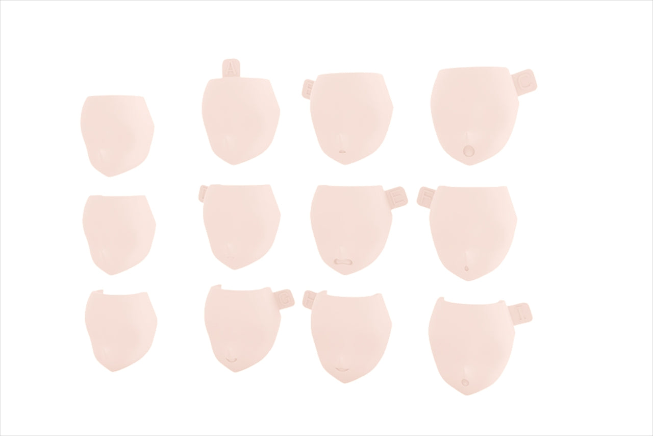 Megami Device M.S.G 08 Face Set for BUSTER DOLL Skin Color C (set da 2 pezzi)