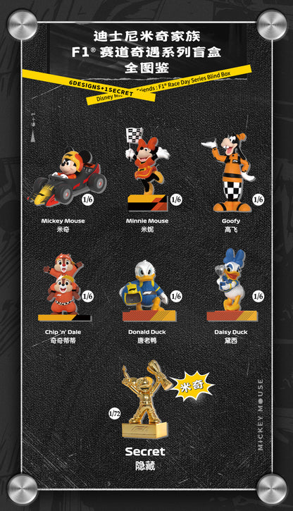 BLINDBOX Disney Mickey & Friends: F1 (R) Racing Days 1BOX Quantity: 6