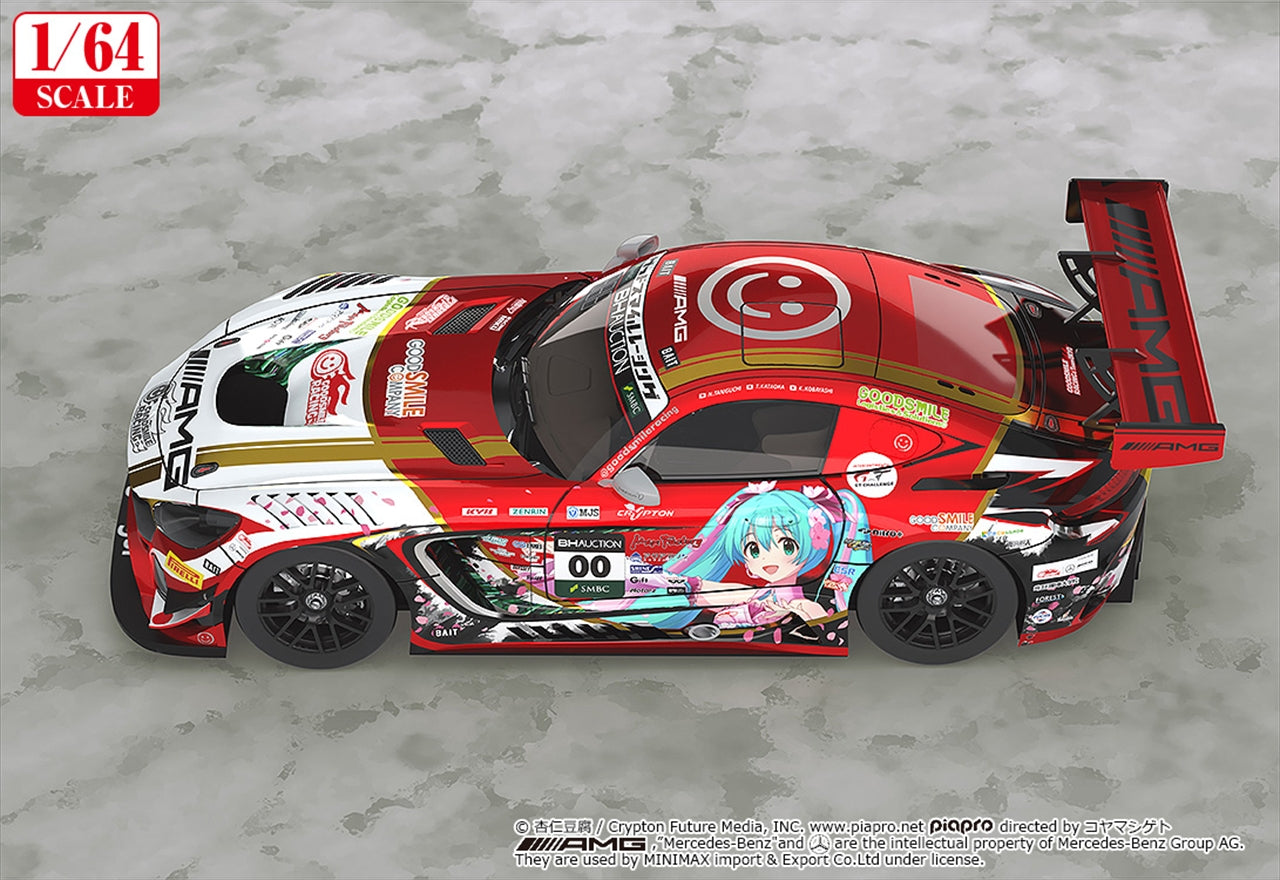 Hatsune Miku GT Project 1/64 Mercedes-AMG Team GOOD SMILE 2019 SUZUKA 10HOURS Ver.