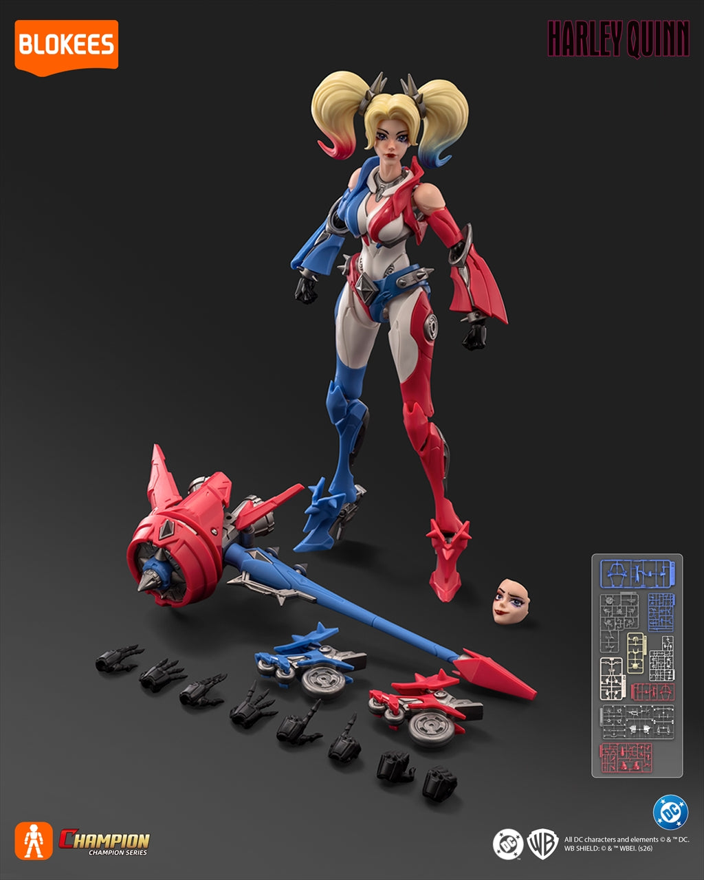 Model Kit DC Champion Class 04 Harley Quinn