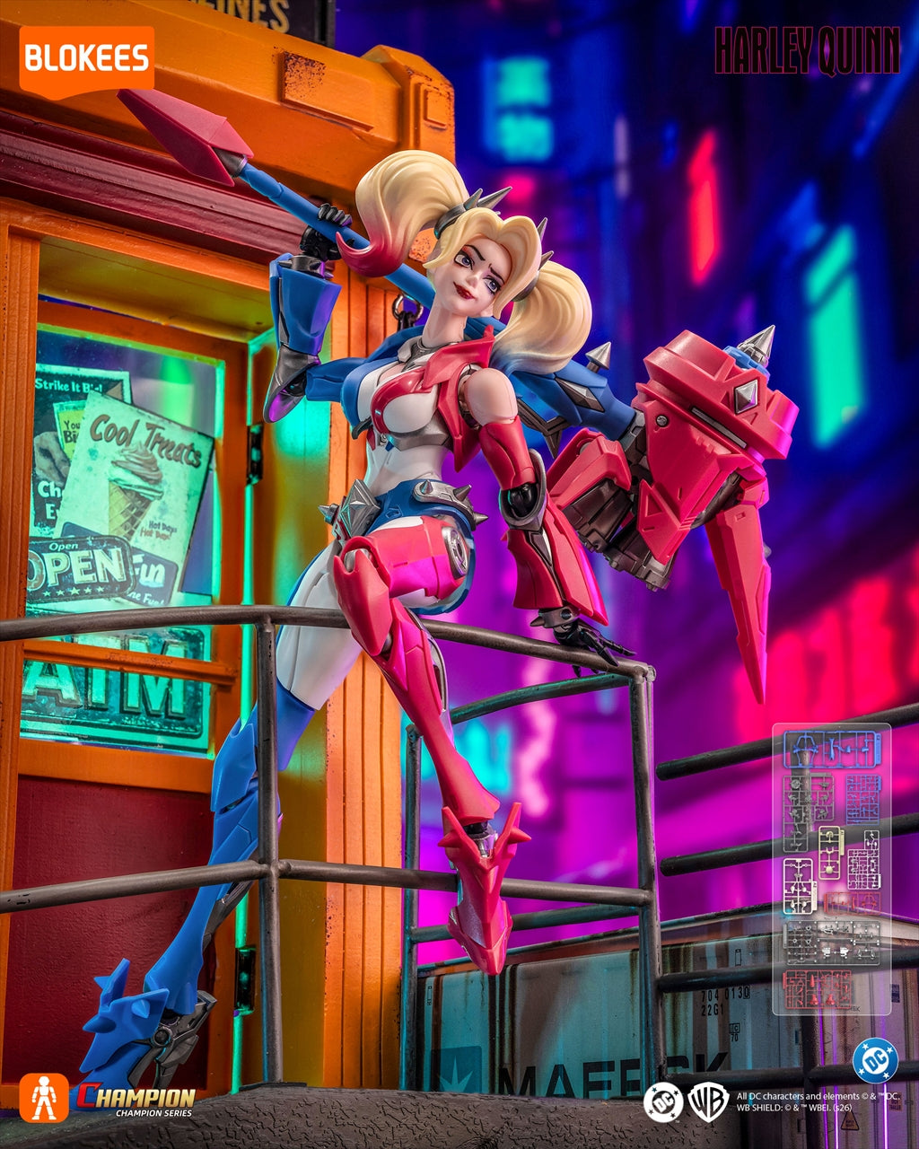 Model Kit DC Champion Class 04 Harley Quinn