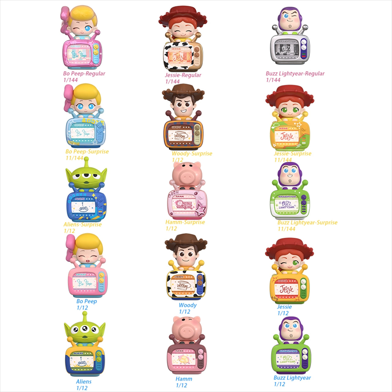 Toy Story Daddoos Fun01 - Playful Theater 1BOX Quantity: 12