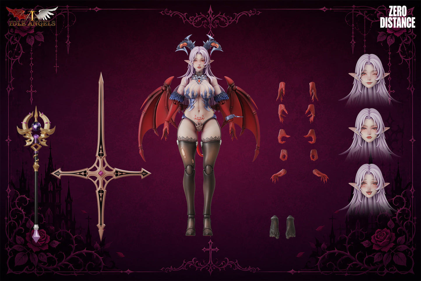 ZERO DISTANCE x Idle Angels Fallen Angel Lucifer 1/12 scale movable figure Regular version