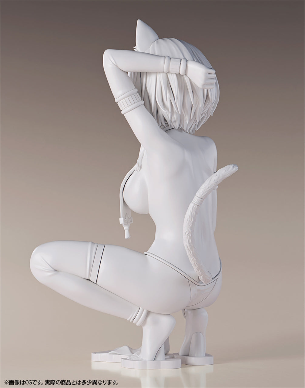 Brown cat girl Maw 1/6 scale unpainted output product garage kit