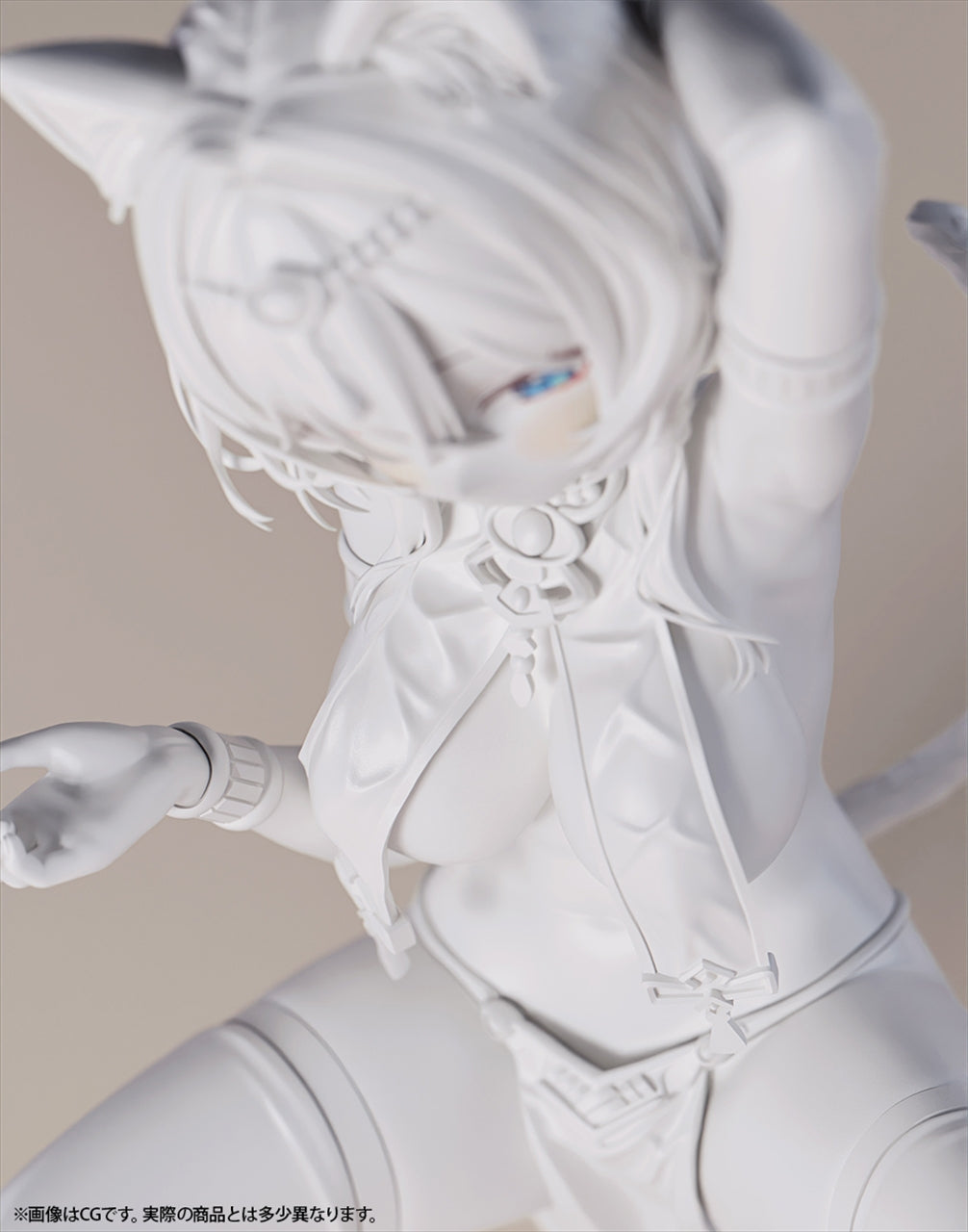 Brown cat girl Maw 1/6 scale unpainted output product garage kit