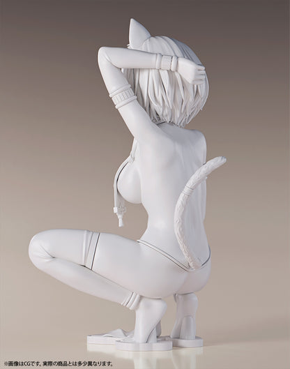 Nikkan Girl Brown Cat Girl Maw 1/6 scale unpainted output product garage kit
