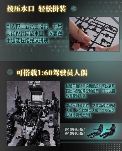 Future Vanguard-Skull Bird & Baza (Future Vanguard - Skull Bird & Baza) 1/60 scale Model Kit