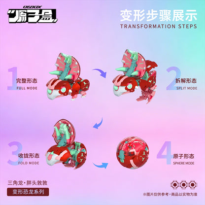 YH1022 Triceratops Dundun transforming movable toy