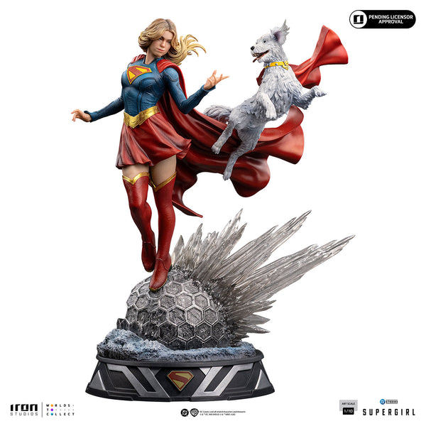 "DC" [Iron Studio Statue] "Art Scale" 1/10 scale Supergirl & Crypto [Movie "Supergirl"]