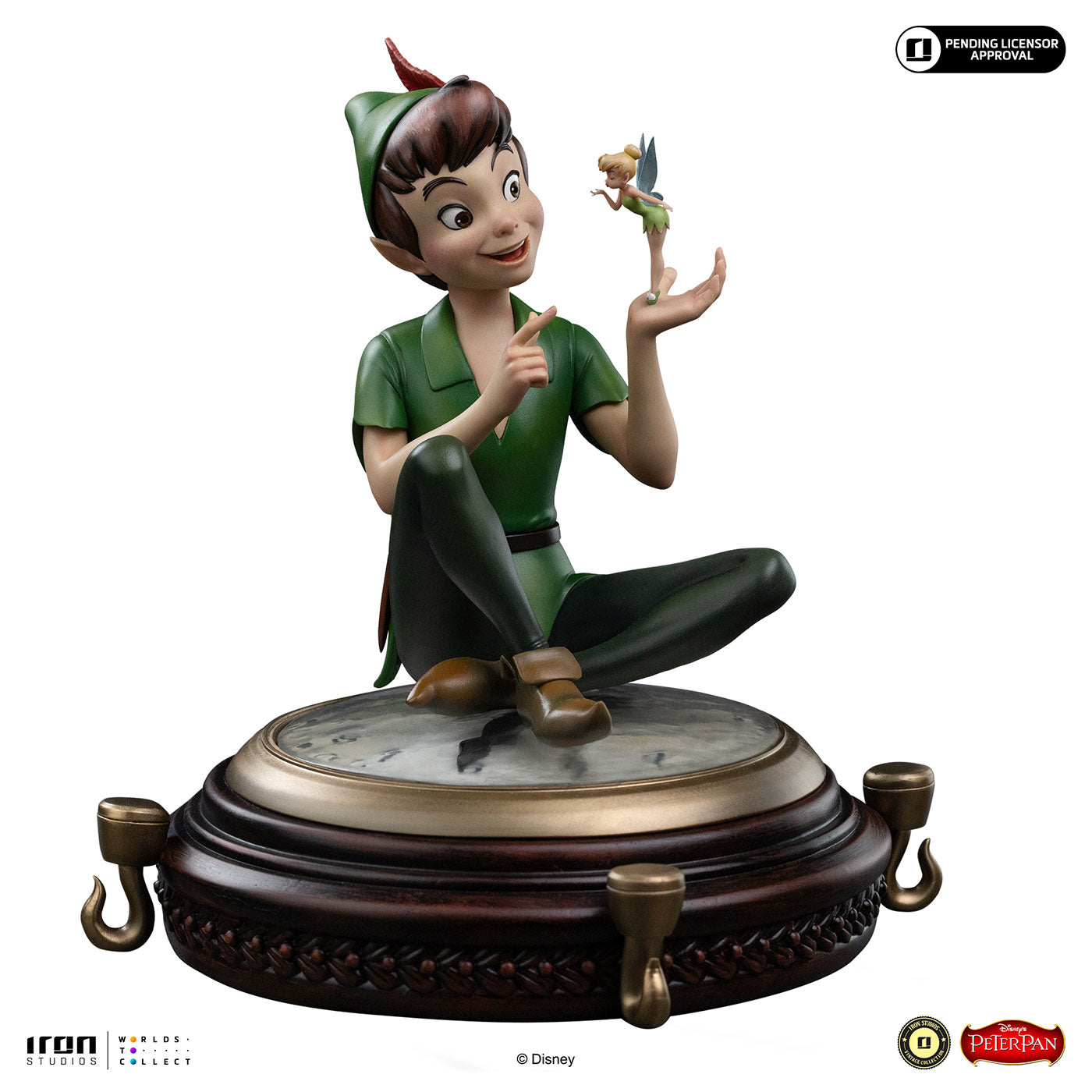 "Peter Pan" [Iron Studio Statue] "Vintage Collection" 1/10 scale Peter Pan & Tinker Bell