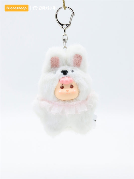 Lucky Tail Series Stuffed Keychain Rabbit (set da 2 pezzi)