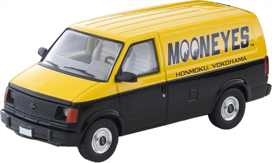 Tomica Limited Vintage LV-N344b Chevrolet Astro Van (MOONEYES) Yellow/Black