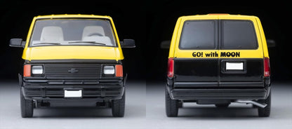 Tomica Limited Vintage LV-N344b Chevrolet Astro Van (MOONEYES) Yellow/Black