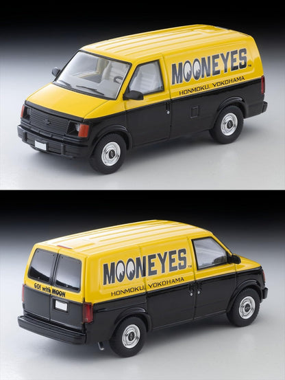 Tomica Limited Vintage LV-N344b Chevrolet Astro Van (MOONEYES) Yellow/Black