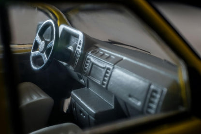 Tomica Limited Vintage LV-N344b Chevrolet Astro Van (MOONEYES) Yellow/Black