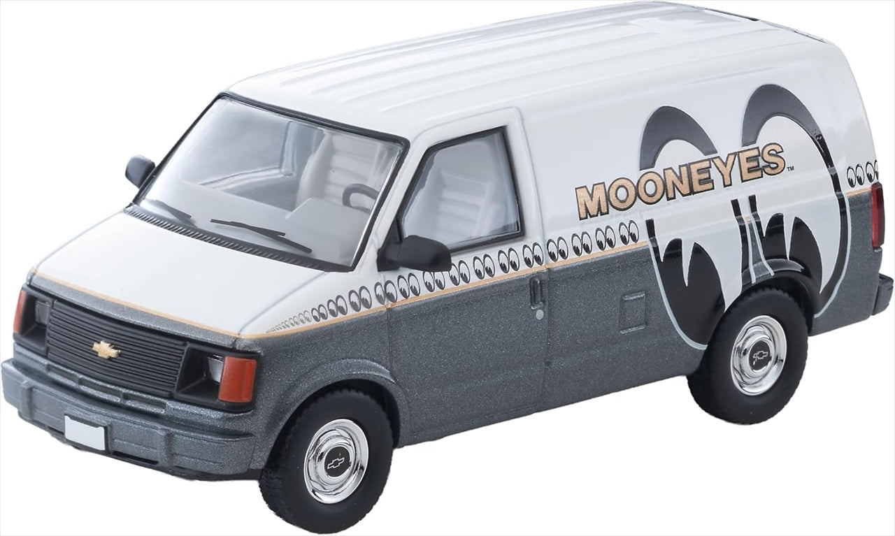 Tomica Limited Vintage LV-N344c Chevrolet Astro Van (MOONEYES) White/Gray
