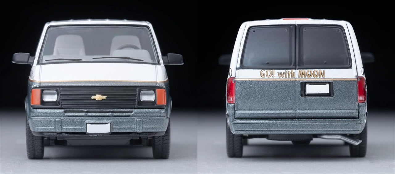 Tomica Limited Vintage LV-N344c Chevrolet Astro Van (MOONEYES) White/Gray