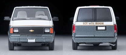 Tomica Limited Vintage LV-N344c Chevrolet Astro Van (MOONEYES) White/Gray
