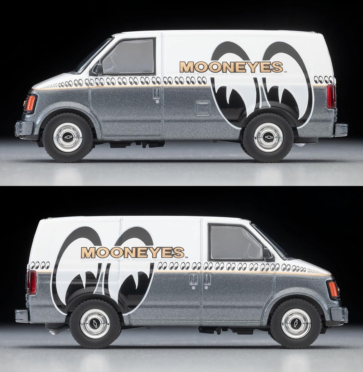 Tomica Limited Vintage LV-N344c Chevrolet Astro Van (MOONEYES) White/Gray