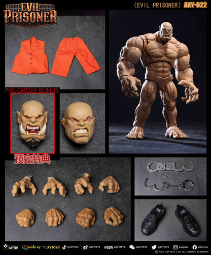 EVIL PRISONER 1/12 scale movable figure AXY-022 Skin color