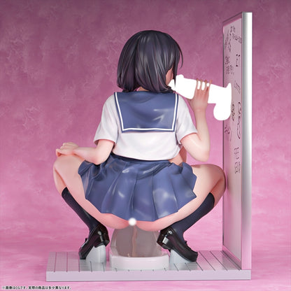 Voluptuous Girl's Secret Stress Relief Method in a Private Restroom Suzu Fukami 1/6 Scale Painted Complete Figure