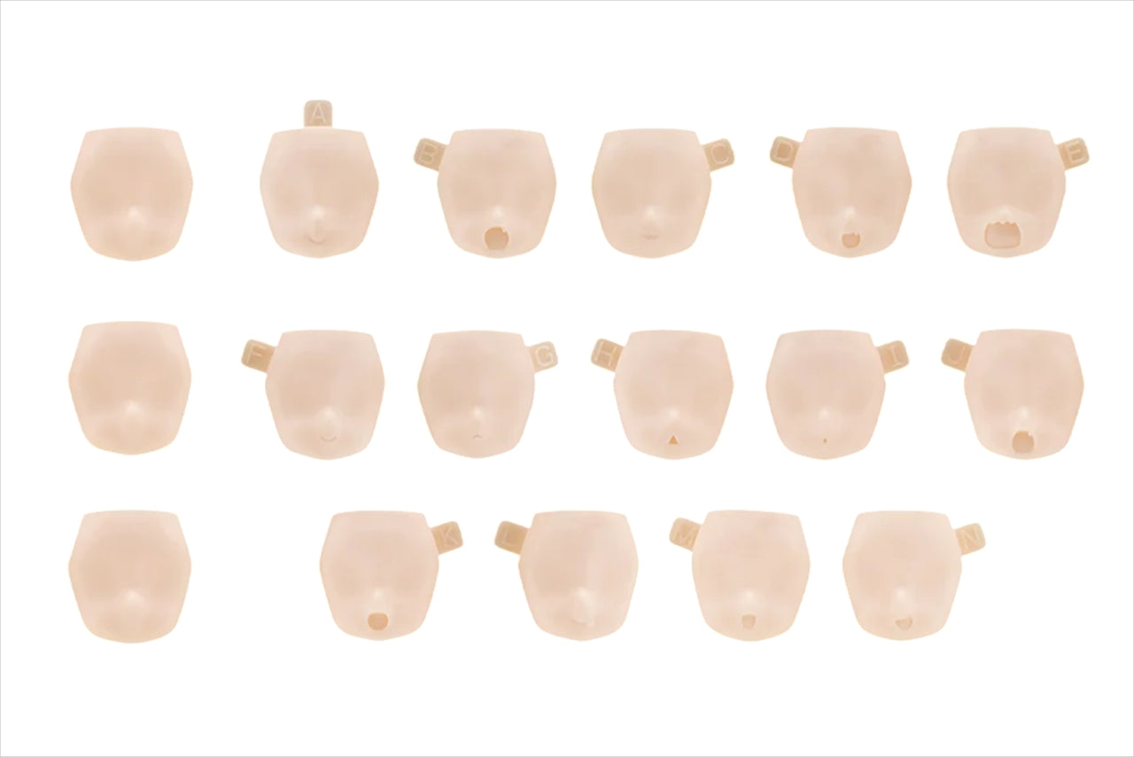 Megami Device M.S.G 10 Face Set for PUNI☆MOFU 01 Skin Color A